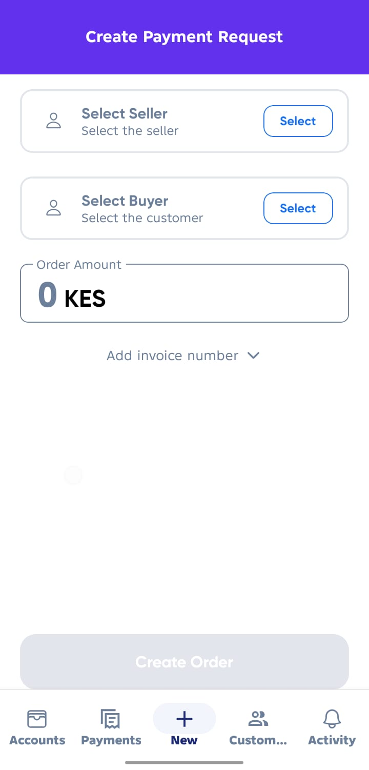 Create Order Form