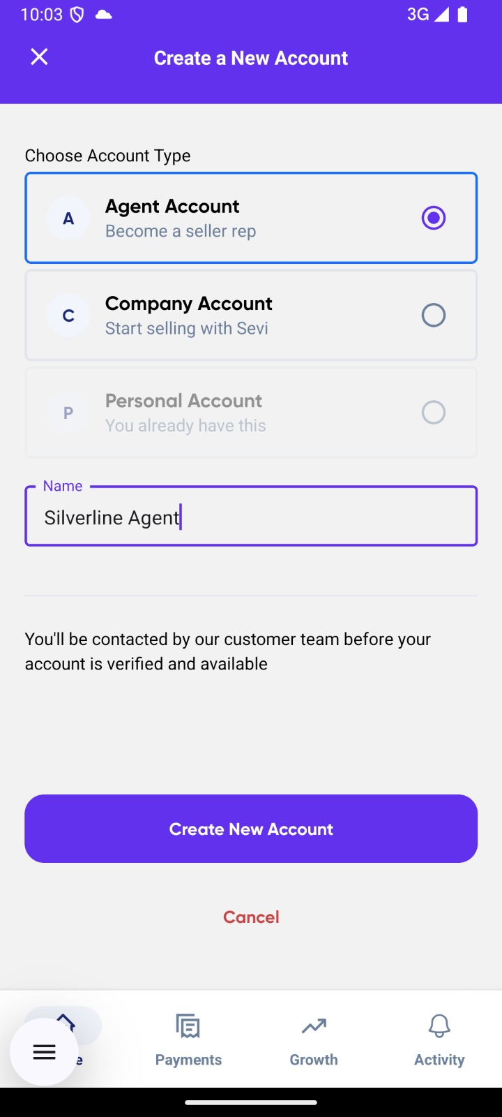 account type