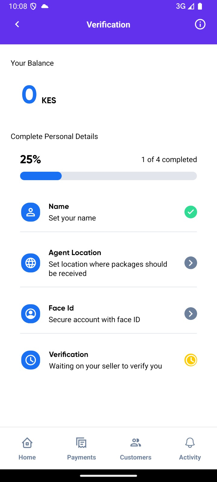 Agent verification details