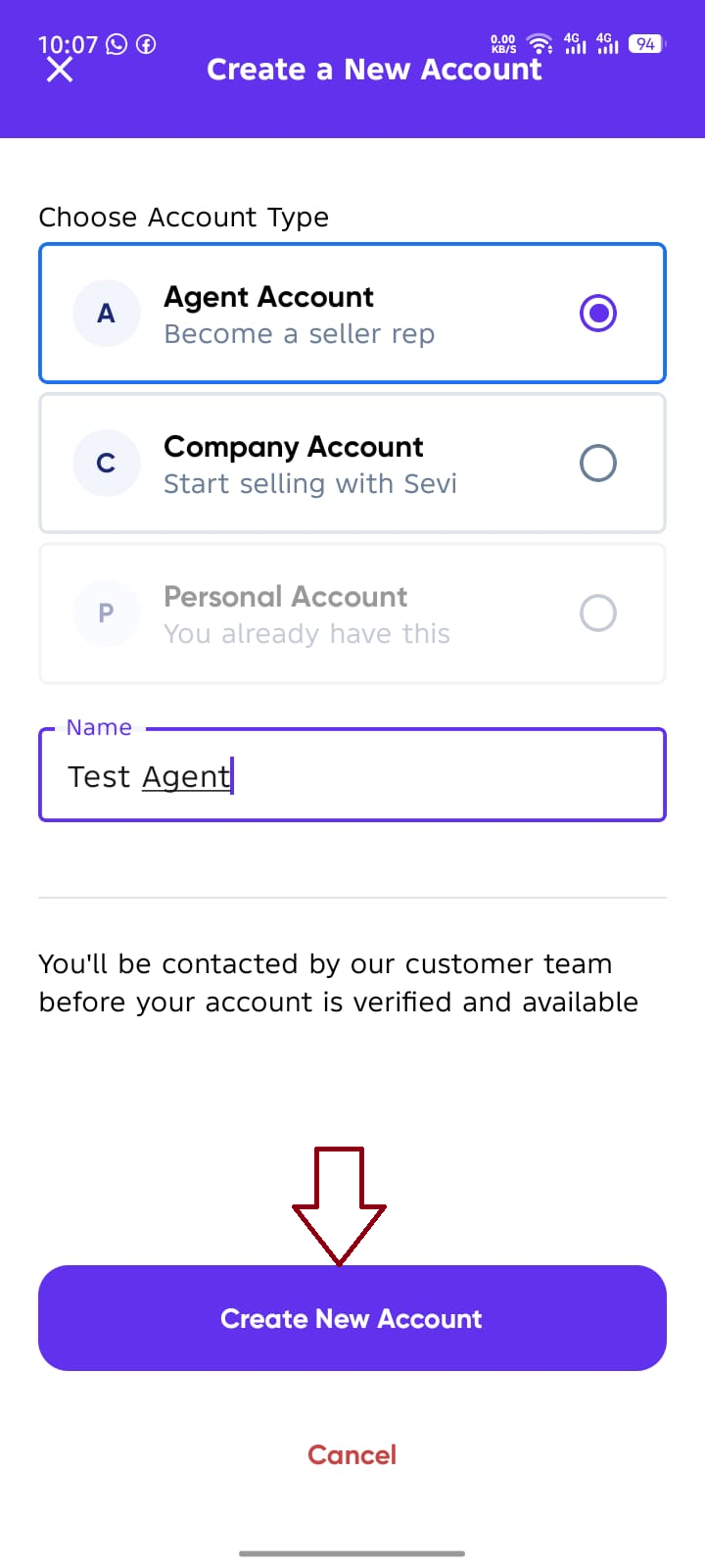 account type