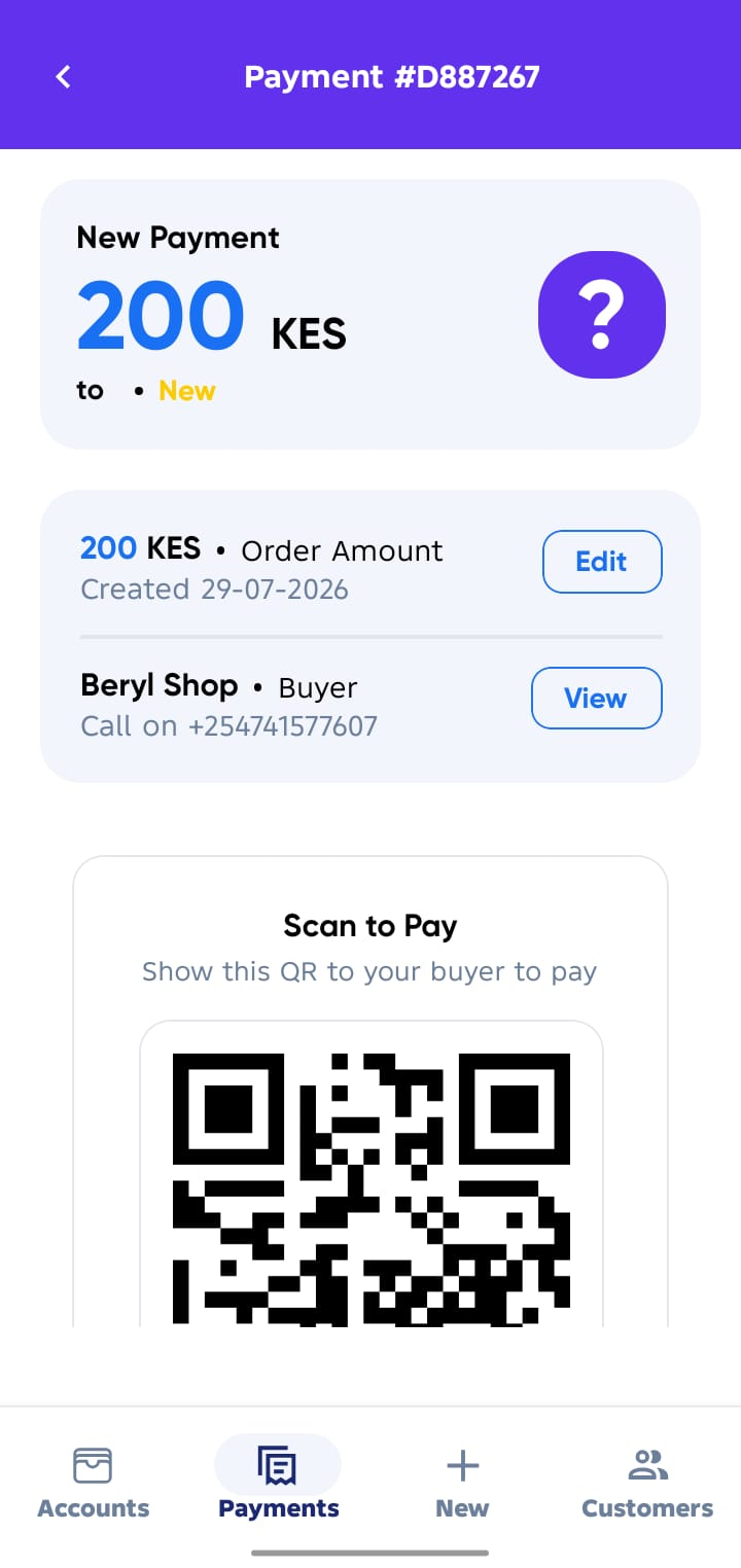 Payment Edit Action