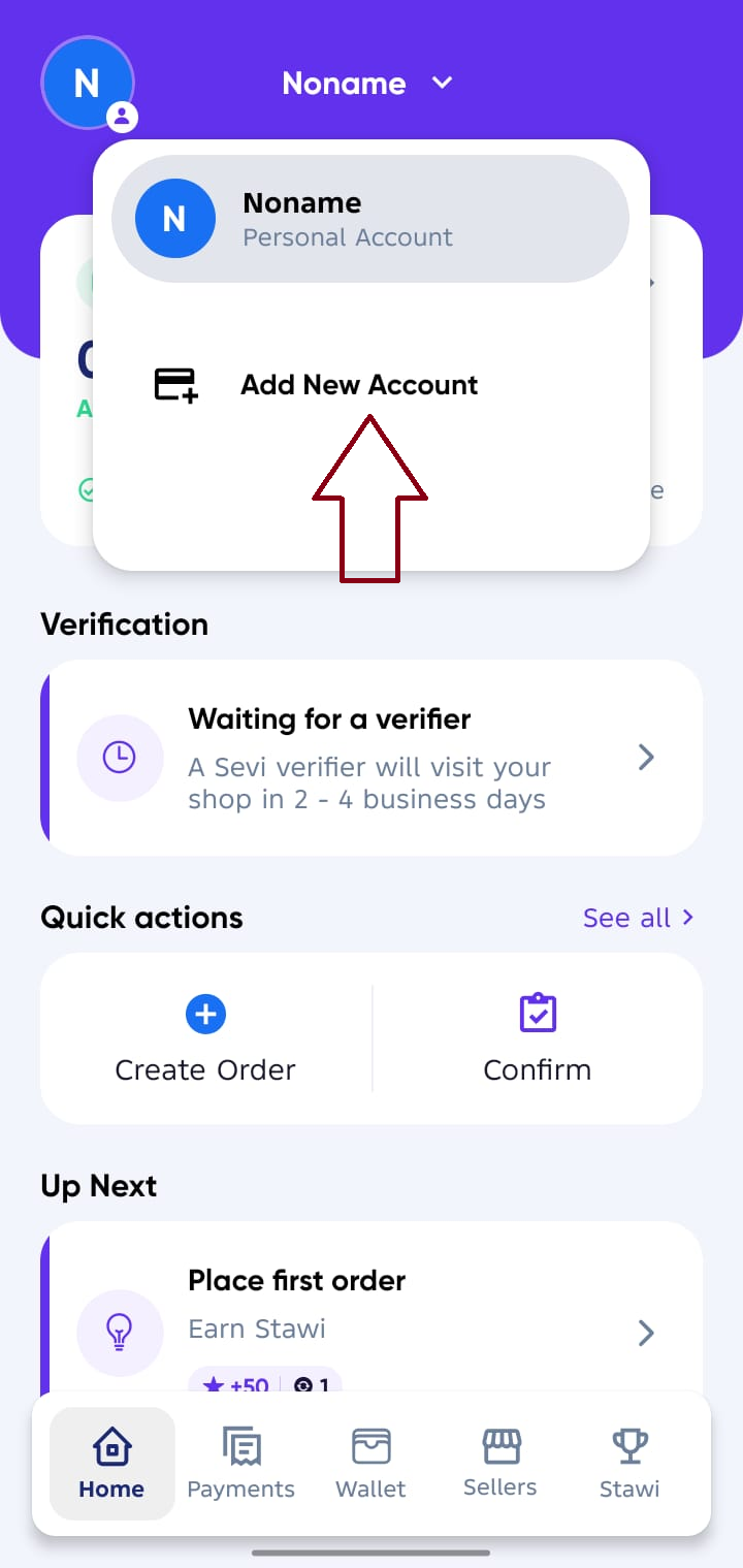 menu option