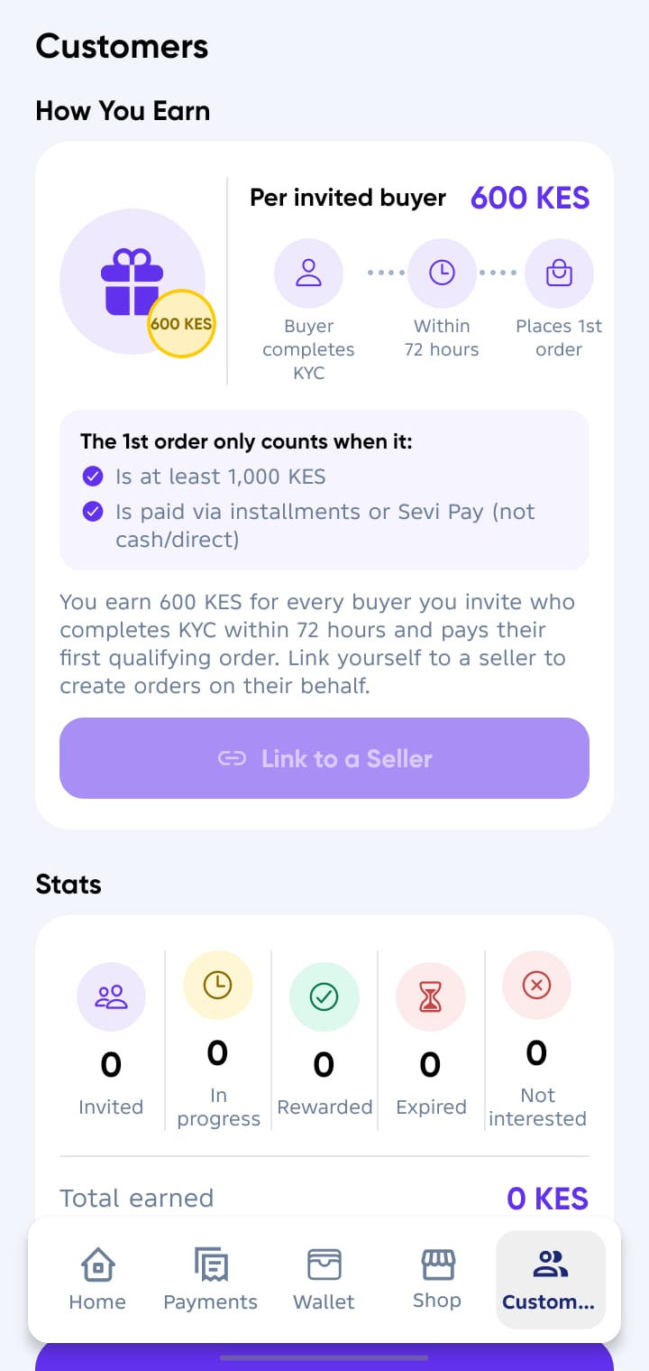 Agent account rewards page