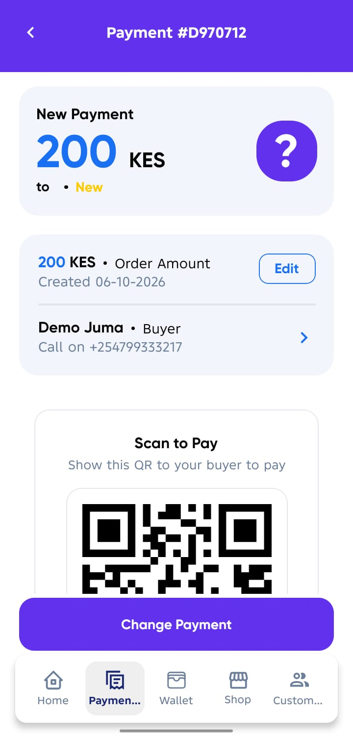 Payment Edit Action