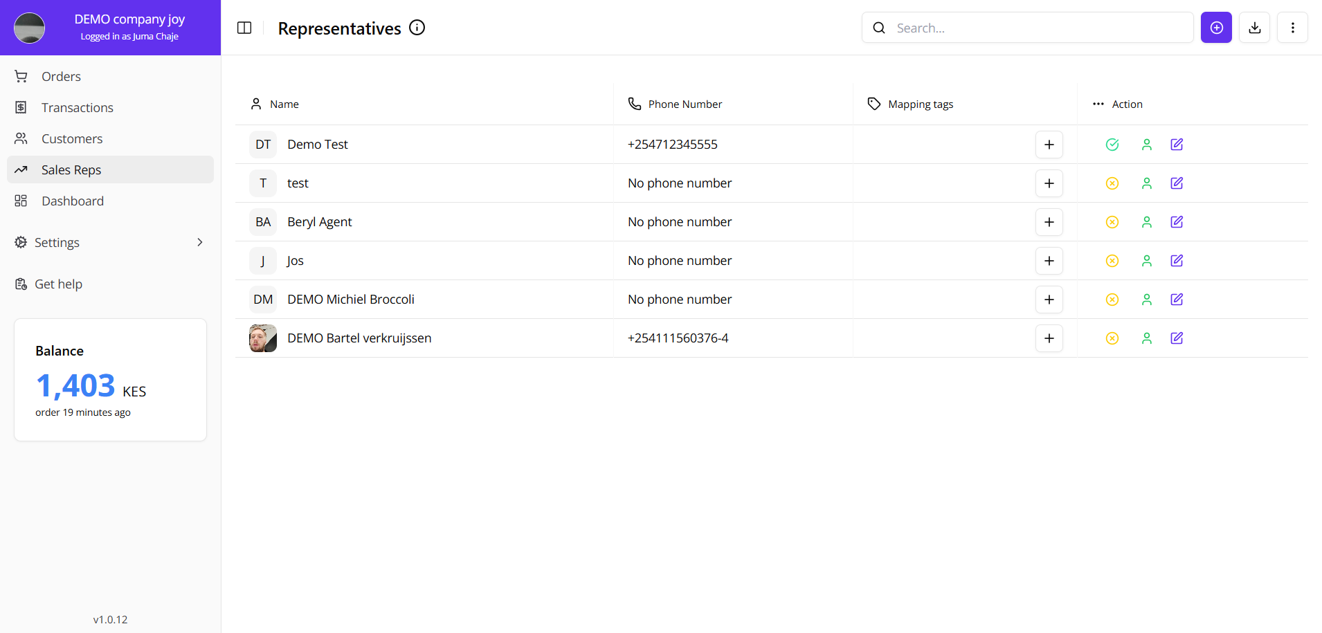 Agent Management Dashboard