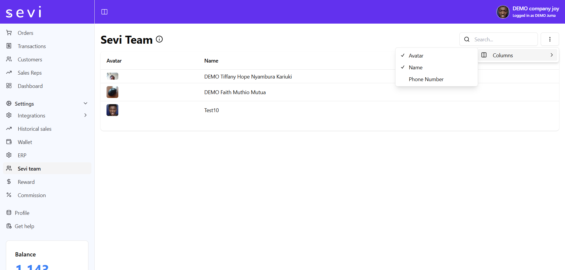 Sevi Account Management Team