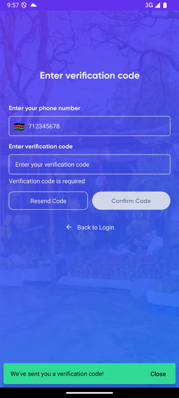 OTP Verification onboarding