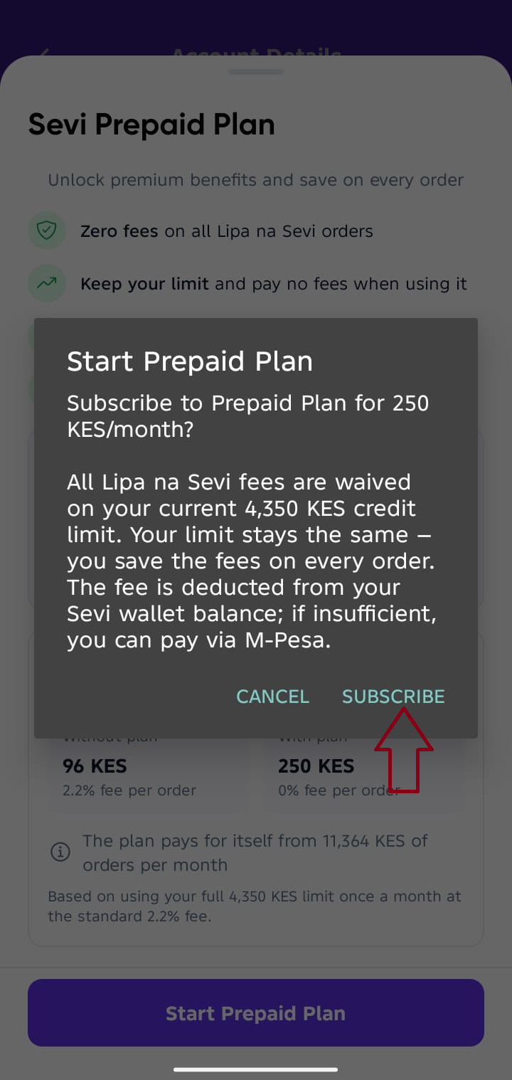Sevi membership subscribe
