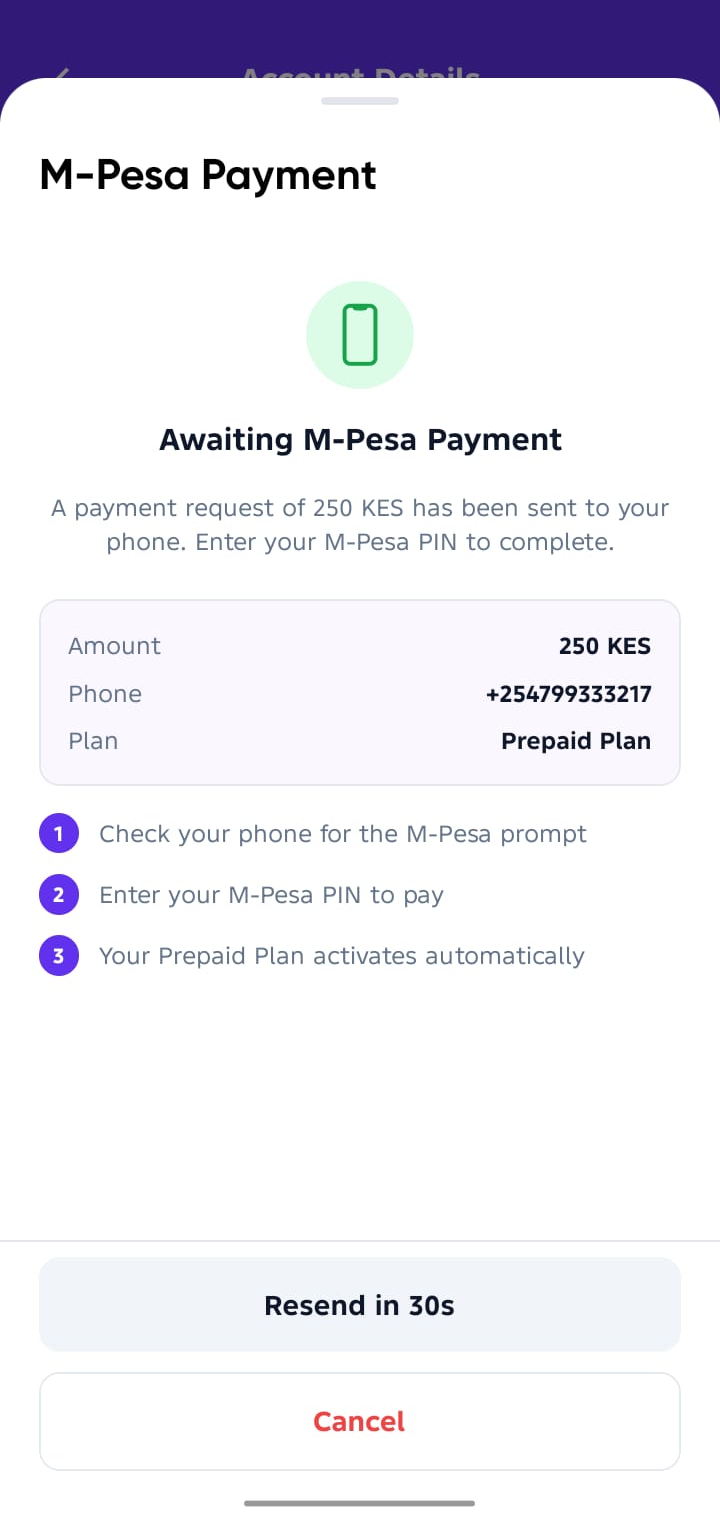 Sevi membership mpesa prompt