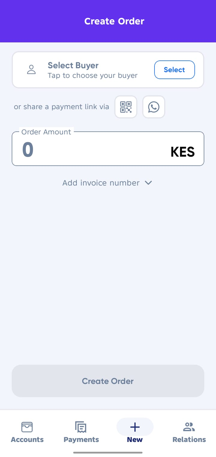 Create Payment Request on Payments