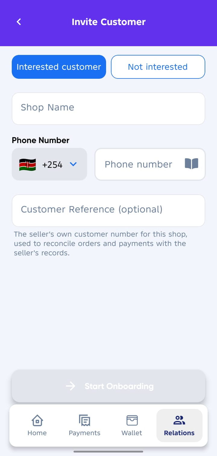 Customers Inviting