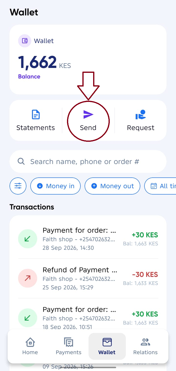 Send money
